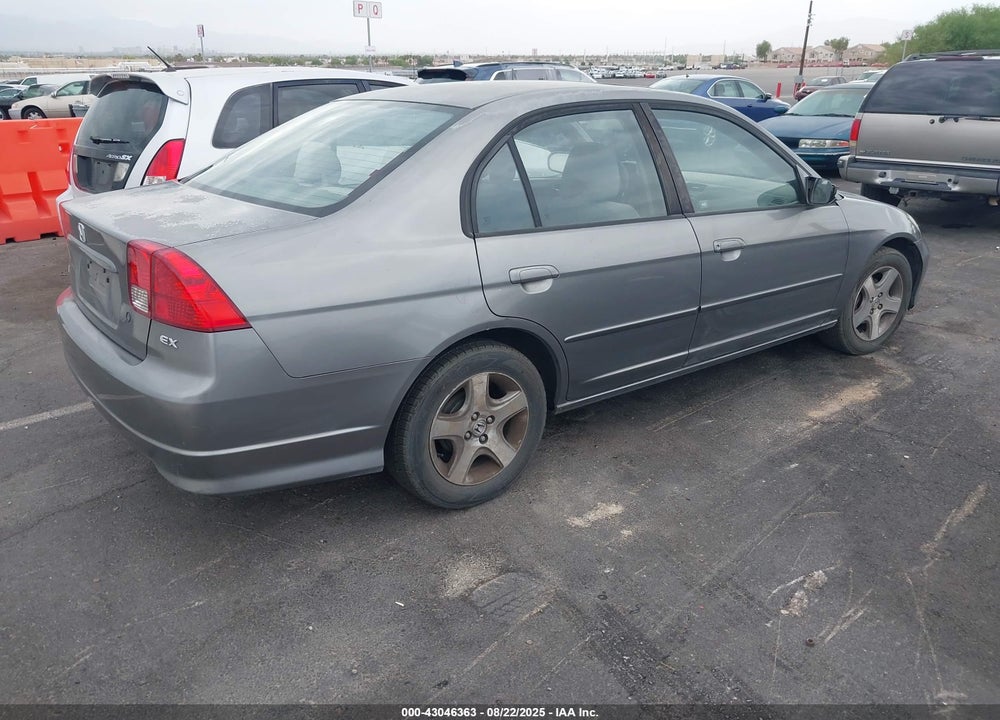2005 HONDA CIVIC EX VIN: 2HGES26885H572544