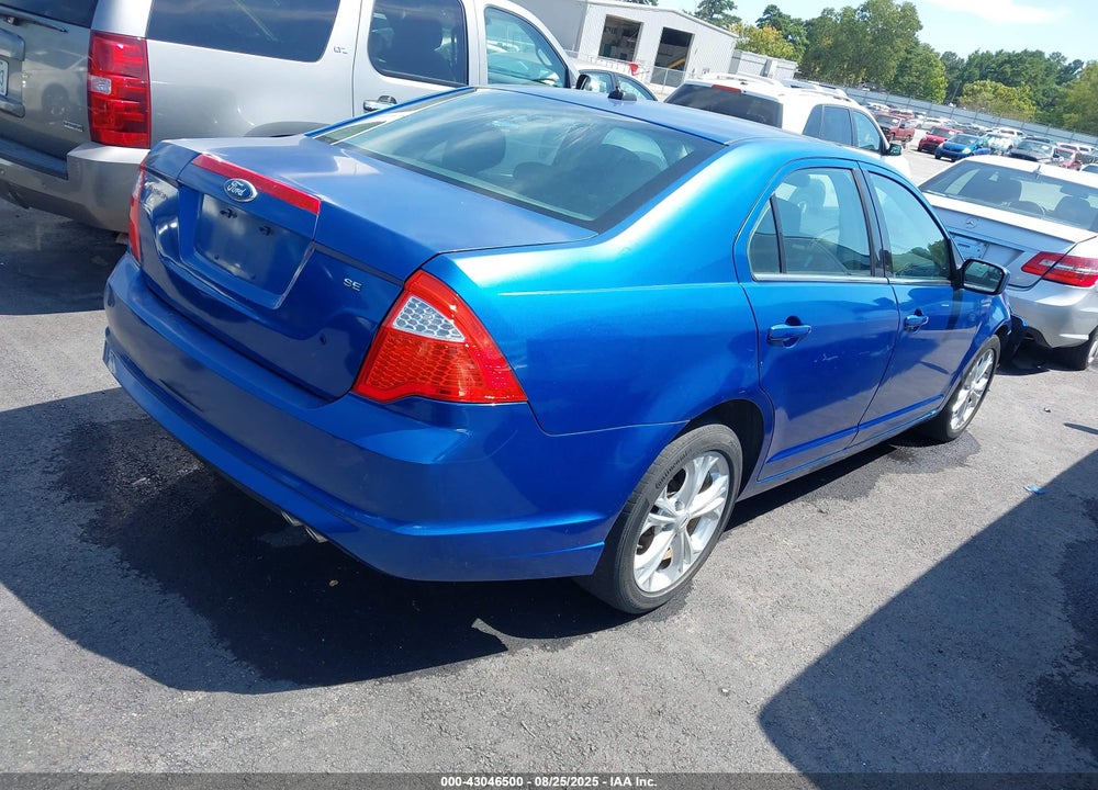 2012 FORD FUSION VIN: 3FAHP0HA5CR209885