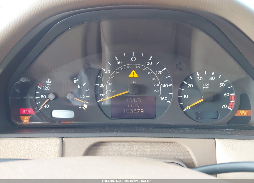 2001 MERCEDES-BENZ E 320 VIN: WDBJF65J91B326813
