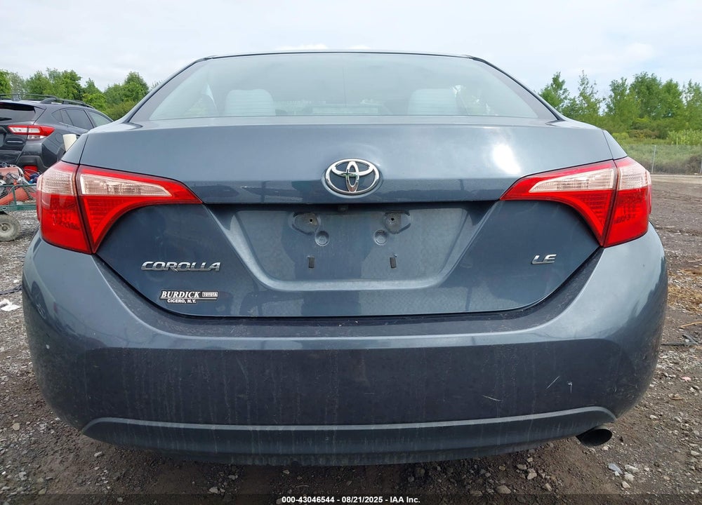 2017 TOYOTA COROLLA LE VIN: 2T1BURHE4HC809522