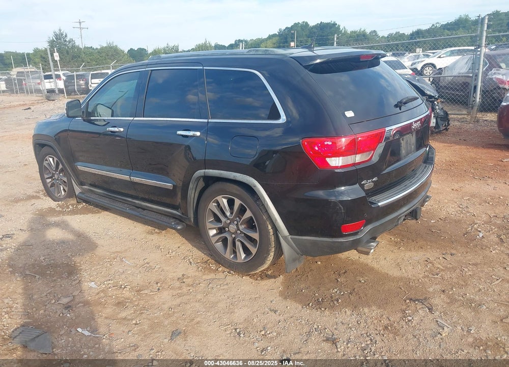 2011 JEEP GRAND CHEROKEE OVERLAND VIN: 1J4RR6GT2BC649178