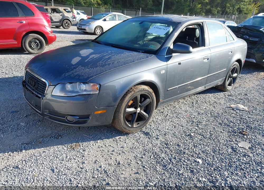2007 AUDI A4 VIN: WAUDH78E77A211412