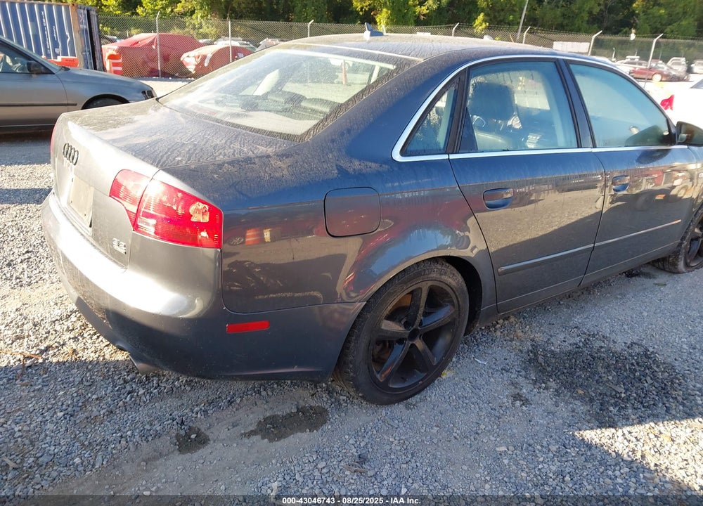 2007 AUDI A4 VIN: WAUDH78E77A211412