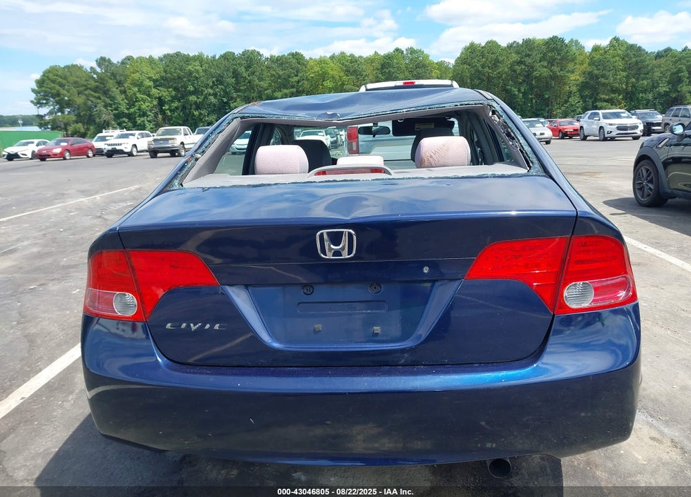 2006 HONDA CIVIC LX VIN: 1HGFA16526L031629