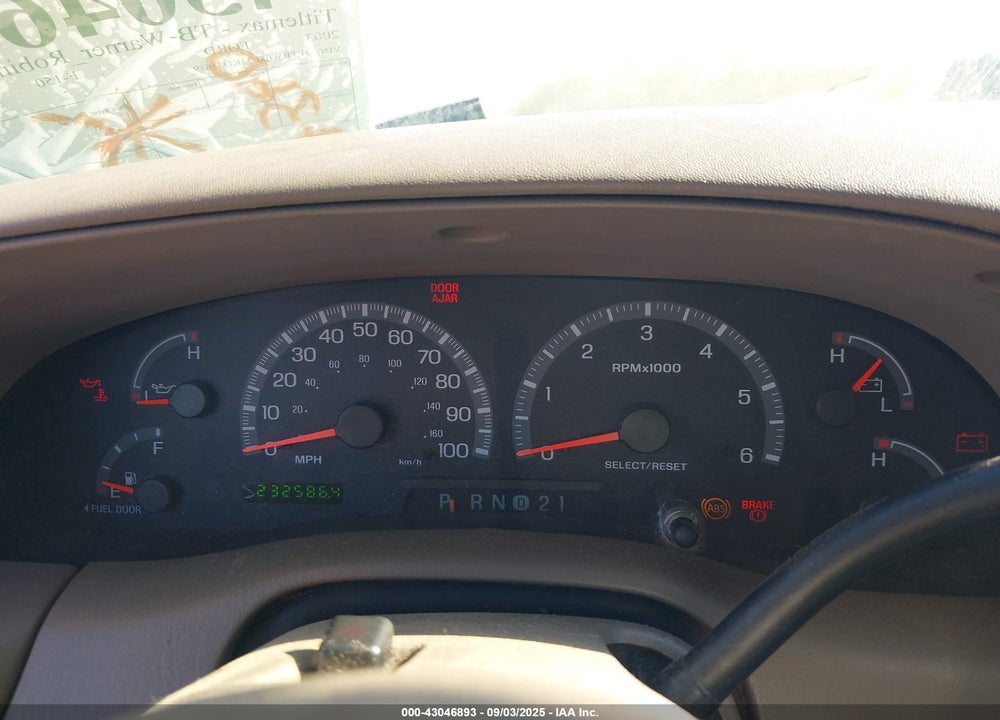 2003 FORD F-150 LARIAT/XLT VIN: 1FTRW08L23KD35659