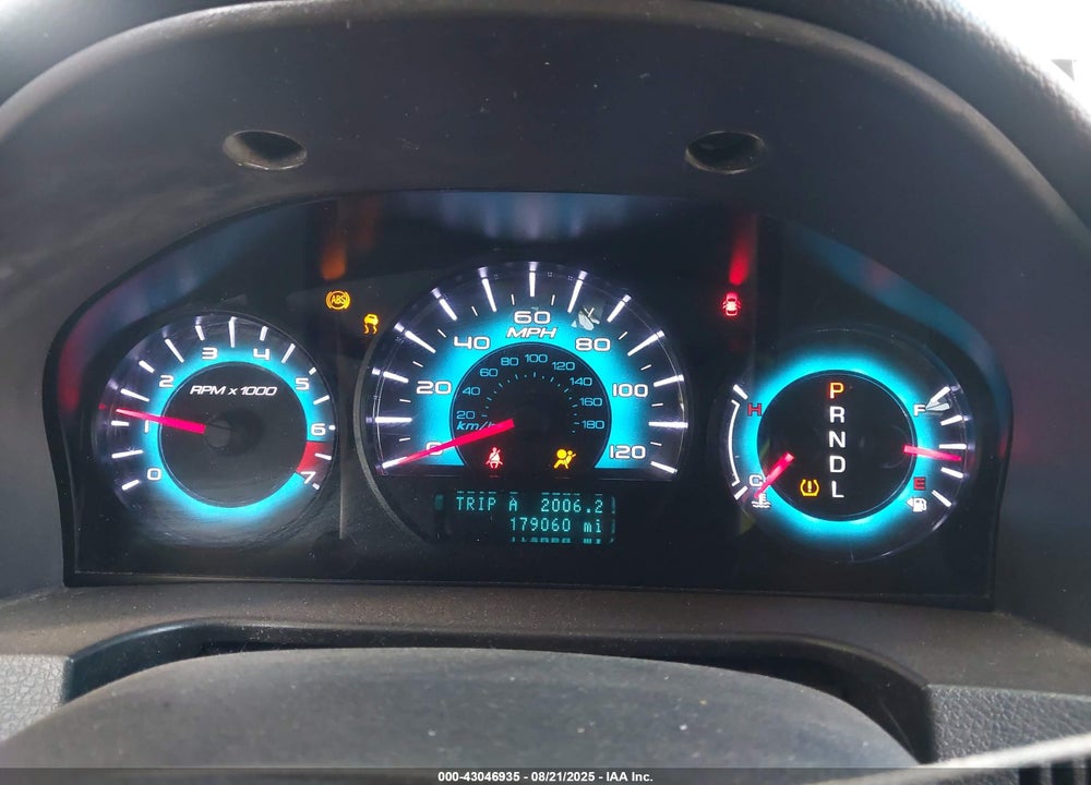 2012 FORD FUSION VIN: 3FAHP0HA1CR141780