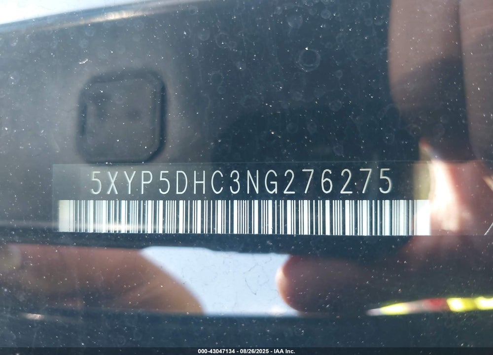 2022 KIA TELLURIDE VIN: 5XYP5DHC3NG276275