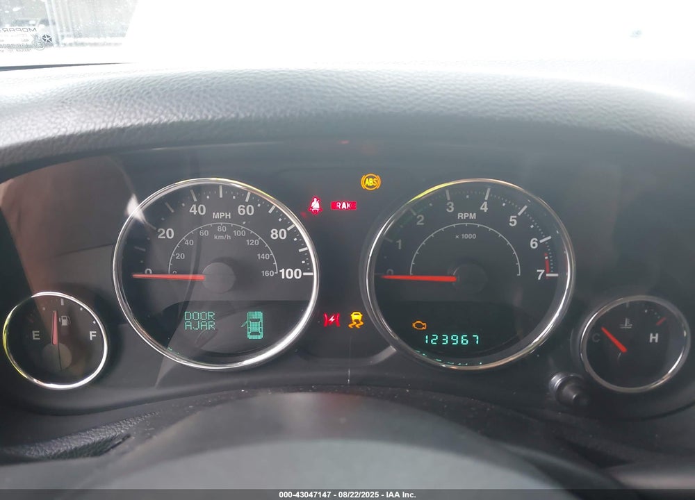 2012 JEEP WRANGLER UNLIMITED SAHARA VIN: 1C4BJWEGXCL251108