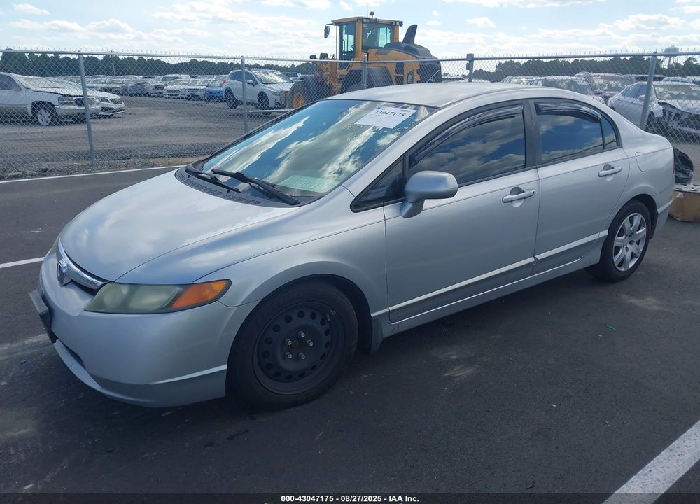 2008 HONDA CIVIC LX VIN: 2HGFA165X8H522787