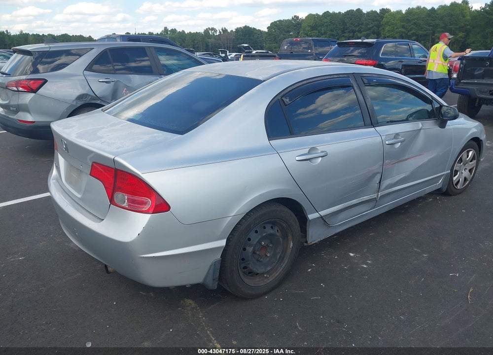 2008 HONDA CIVIC LX VIN: 2HGFA165X8H522787