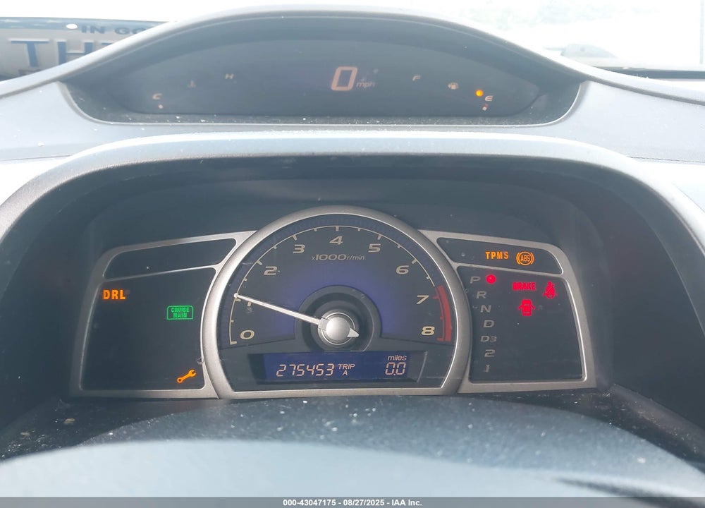 2008 HONDA CIVIC LX VIN: 2HGFA165X8H522787
