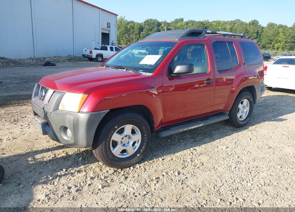 2007 NISSAN XTERRA S VIN: 5N1AN08UX7C502807