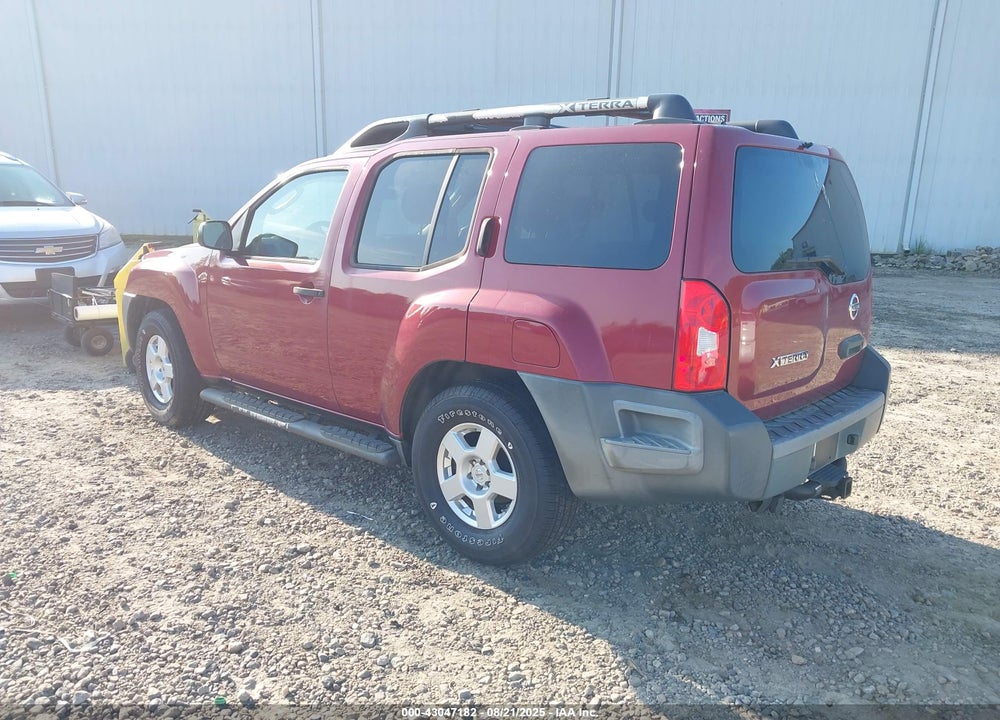 2007 NISSAN XTERRA S VIN: 5N1AN08UX7C502807