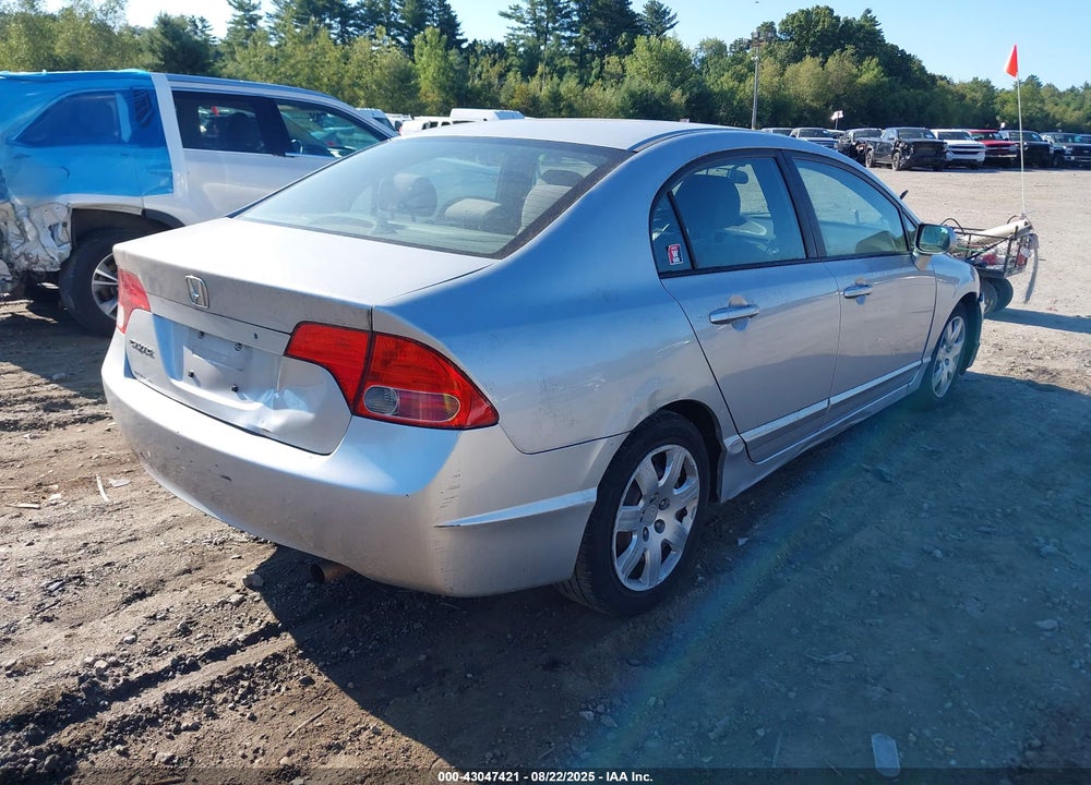 2008 HONDA CIVIC LX VIN: 1HGFA16538L063623