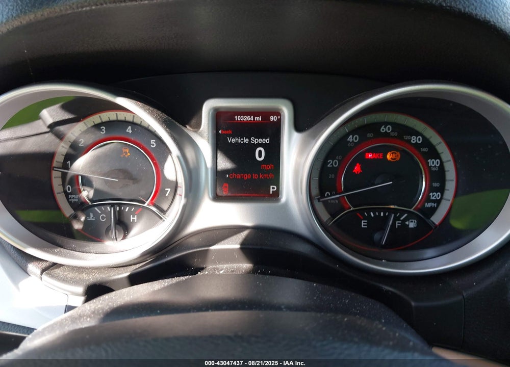 2014 DODGE JOURNEY VIN: 3C4PDCBG0ET126898