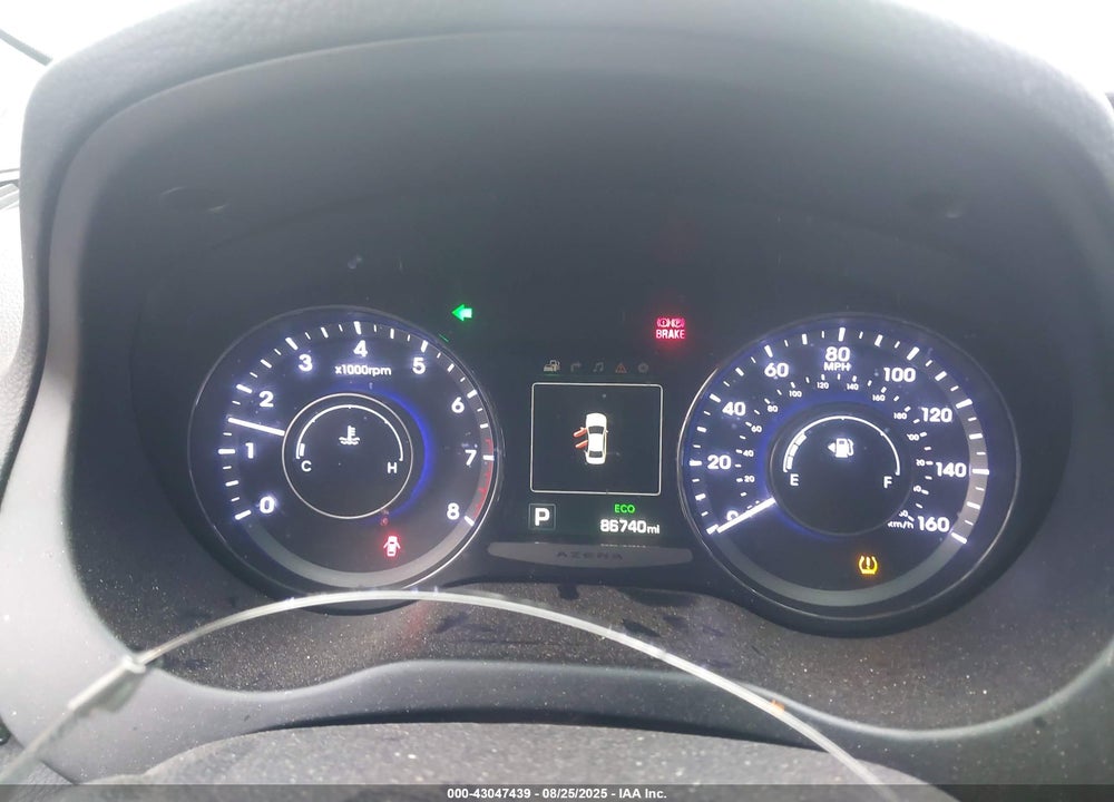 2017 HYUNDAI AZERA VIN: KMHFG4JG6HA572510