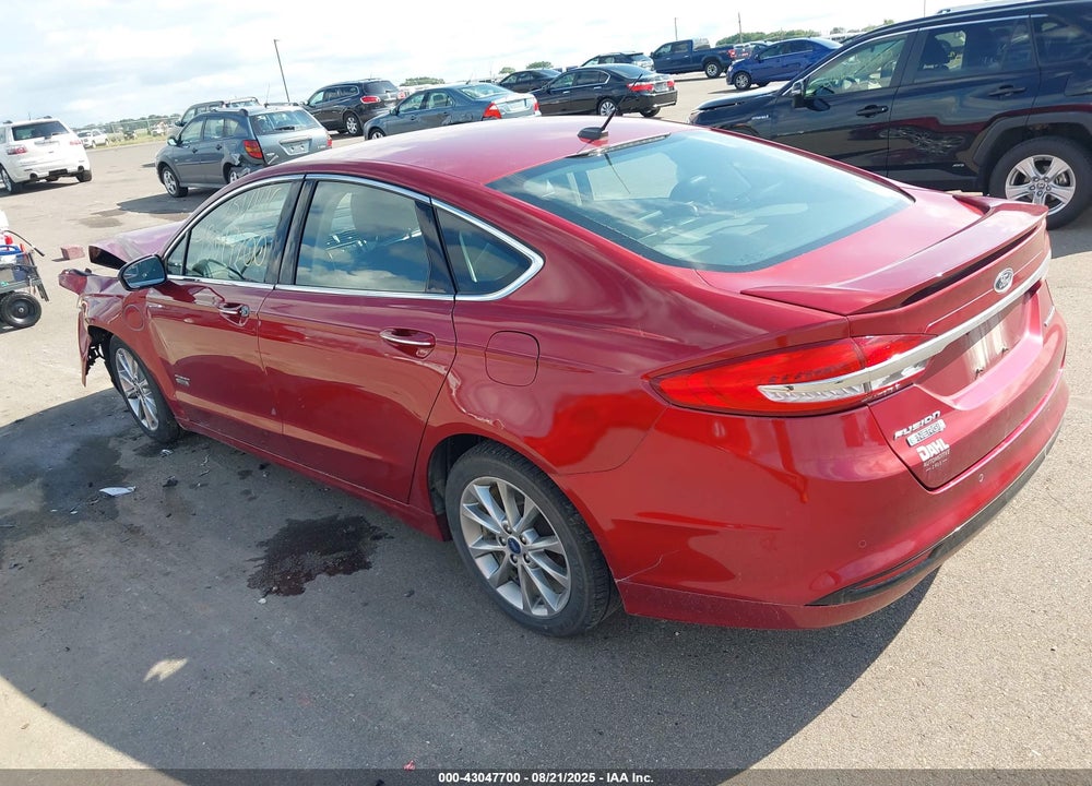 2017 FORD FUSION ENERGI TITANIUM VIN: 3FA6P0SU7HR209422