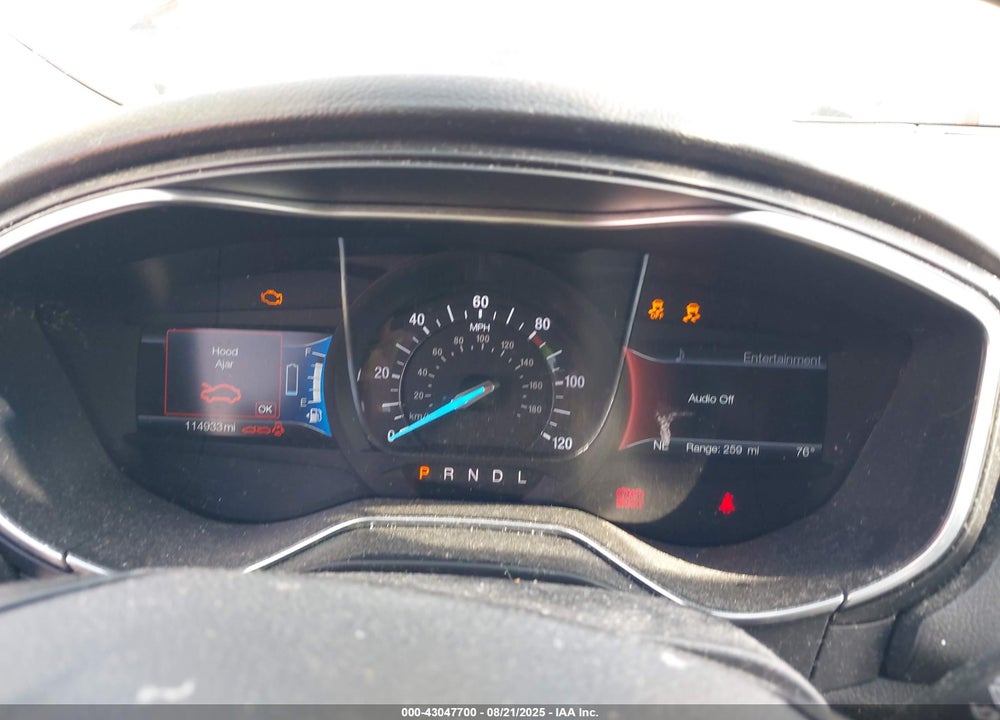2017 FORD FUSION ENERGI TITANIUM VIN: 3FA6P0SU7HR209422