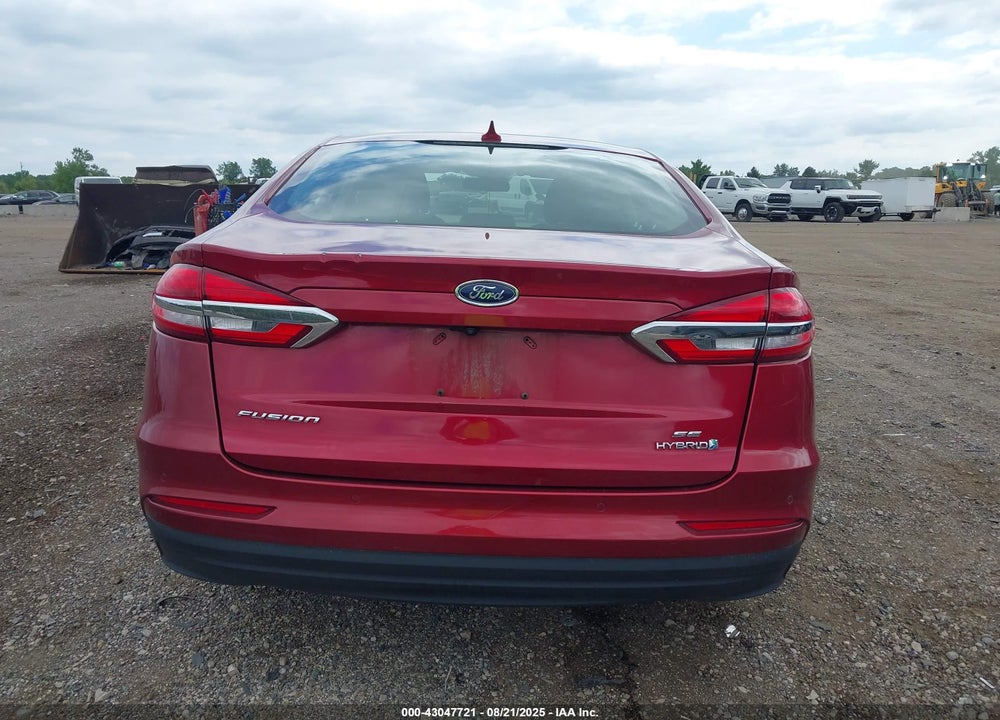 2019 FORD FUSION HYBRID SE VIN: 3FA6P0LU4KR166843