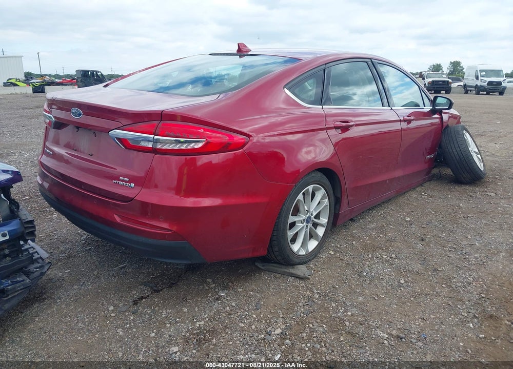 2019 FORD FUSION HYBRID SE VIN: 3FA6P0LU4KR166843