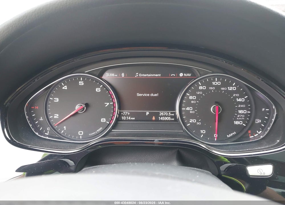 2013 AUDI A8 L 3.0T VIN: WAURGAFD9DN000524