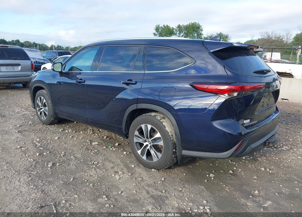2021 TOYOTA HIGHLANDER VIN: 5TDGZRBH3MS549710