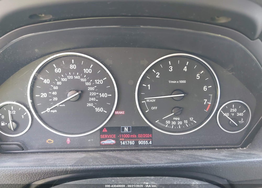 2013 BMW 3 SERIES VIN: WBA3C1G57DNR45156