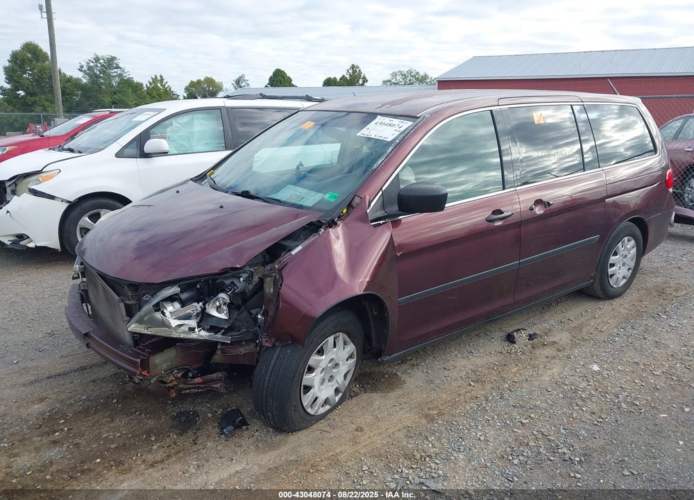 2008 HONDA ODYSSEY LX VIN: 5FNRL38288B079131