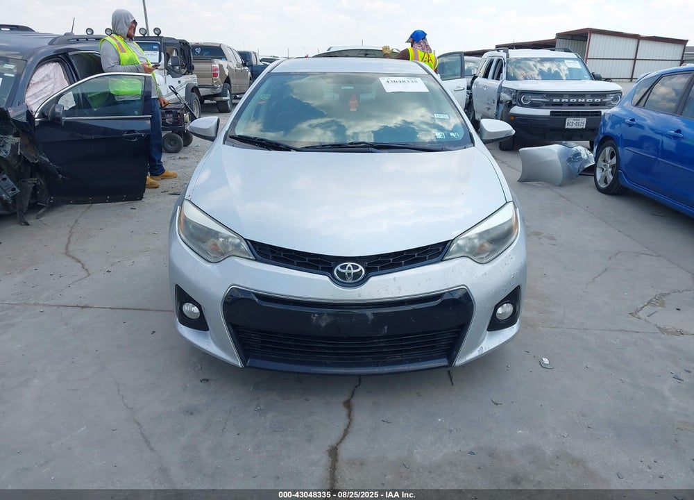 2014 TOYOTA COROLLA S PLUS VIN: 2T1BURHE0EC158286