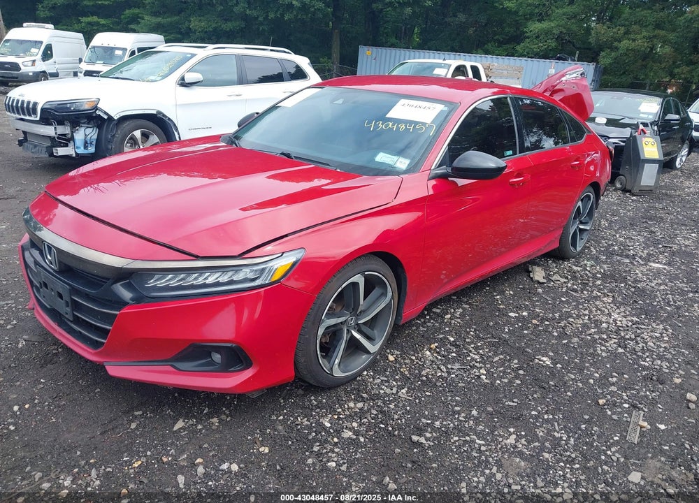 2021 HONDA ACCORD VIN: 1HGCV1F48MA122458