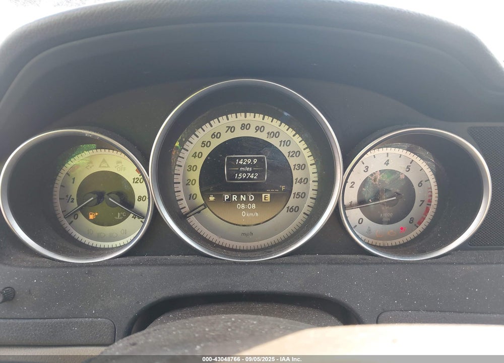 2012 MERCEDES-BENZ C CLASS VIN: WDDGF4HB6CA628109