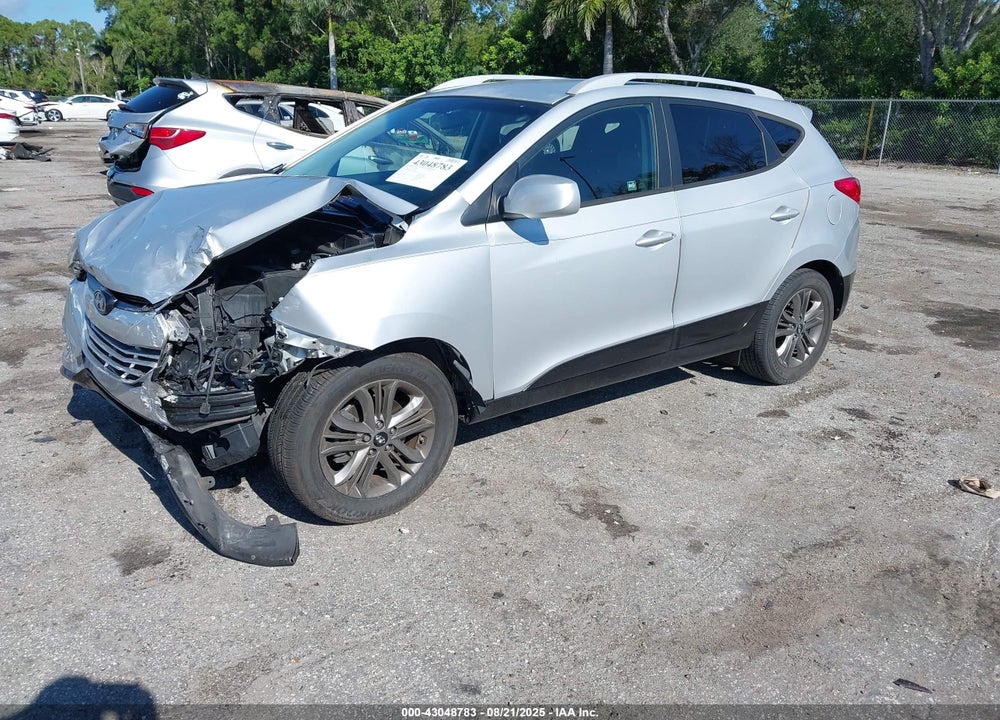 2014 HYUNDAI TUCSON SE VIN: KM8JU3AGXEU924902