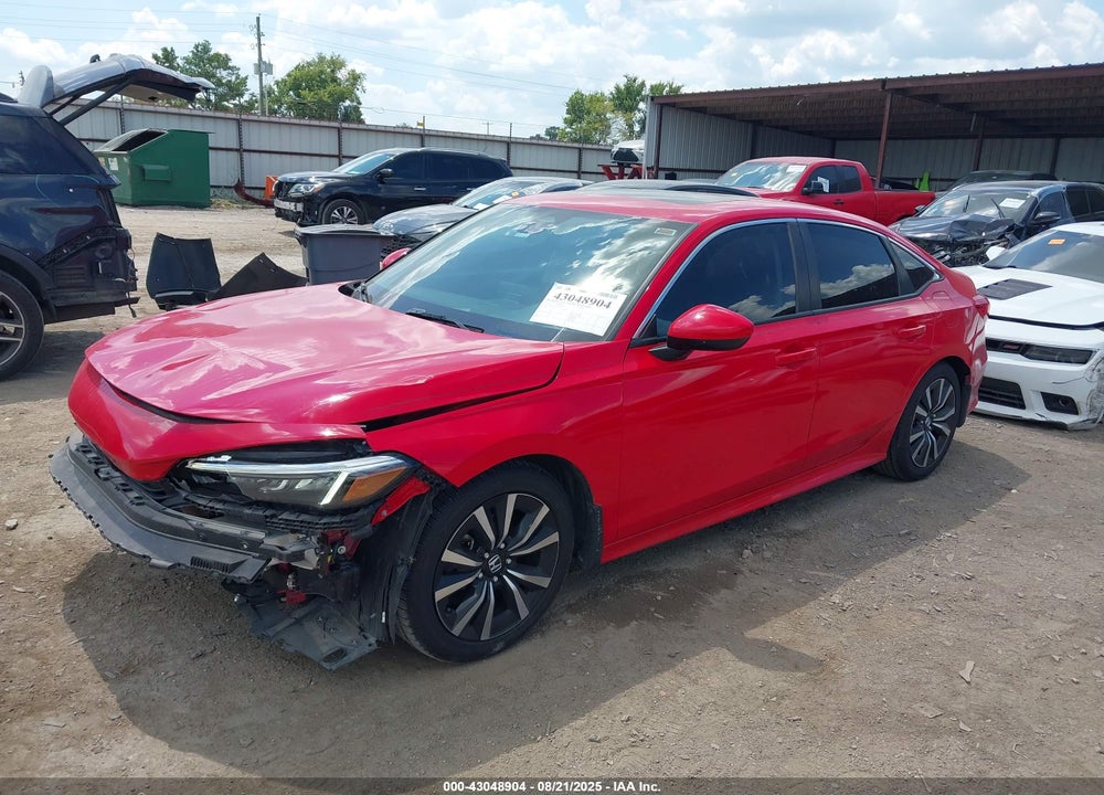 2022 HONDA CIVIC EX VIN: 2HGFE1F77NH305778