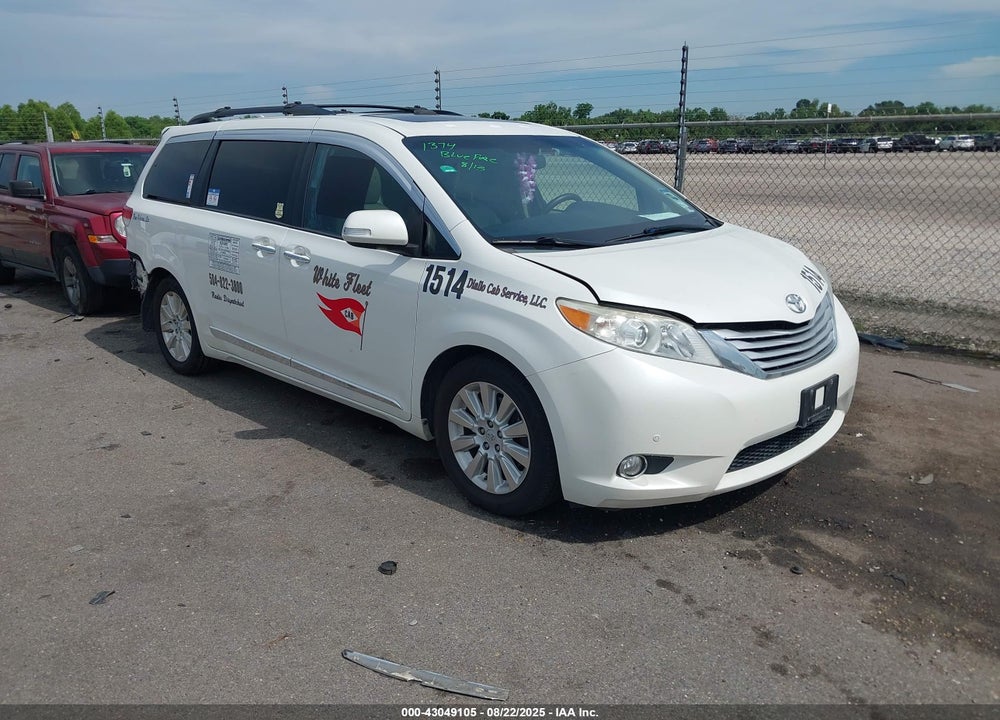 2014 TOYOTA SIENNA LIMITED V6 7 PASSENGER VIN: 5TDYK3DC0ES474439