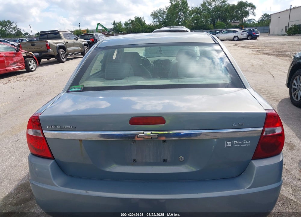 2007 CHEVROLET MALIBU LS VIN: 1G1ZS58F27F137397