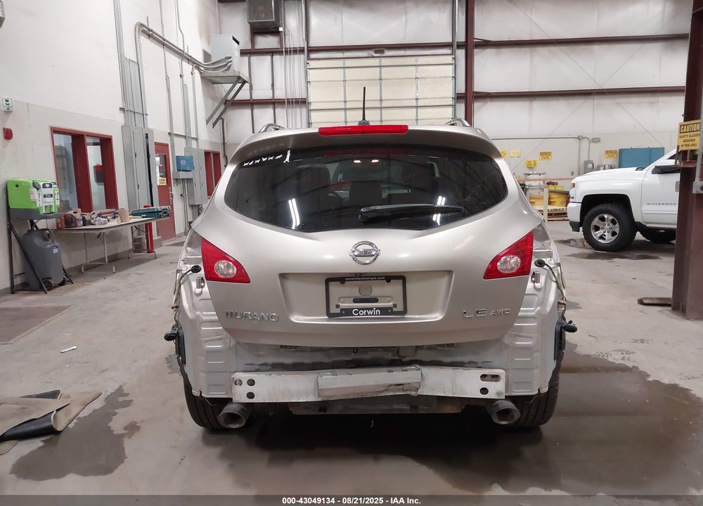 2010 NISSAN MURANO VIN: JN8AZ1MW0AW132192