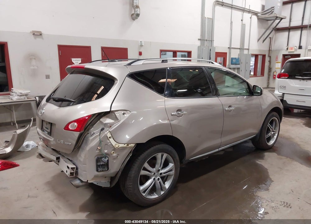 2010 NISSAN MURANO VIN: JN8AZ1MW0AW132192