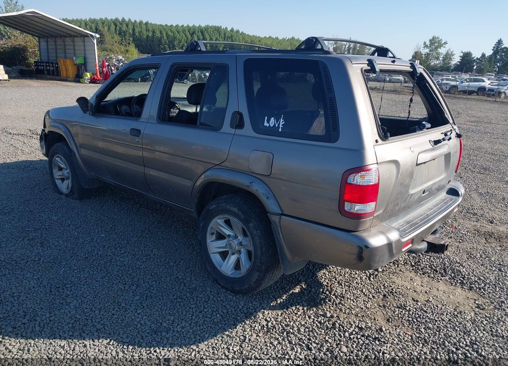 2002 NISSAN PATHFINDER LE VIN: JN8DR09Y52W714405