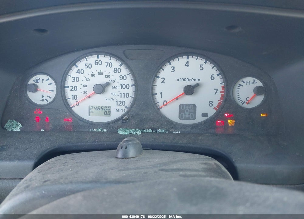 2002 NISSAN PATHFINDER LE VIN: JN8DR09Y52W714405