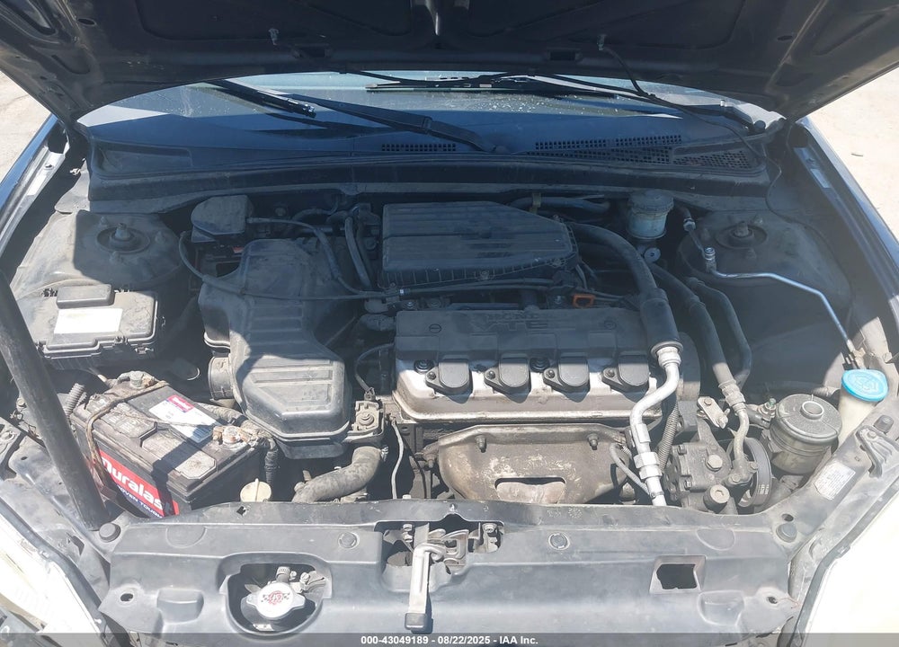 2002 HONDA CIVIC LX VIN: 2HGES165X2H587770