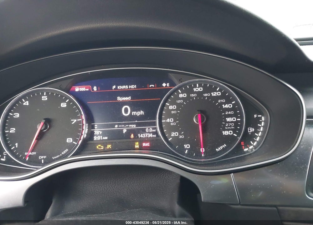 2017 AUDI A6 2.0T PREMIUM VIN: WAUG8AFC6HN129886