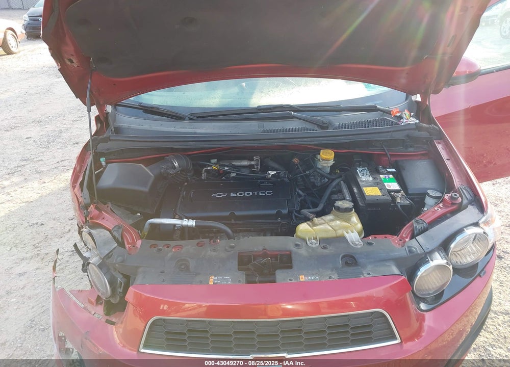 2012 CHEVROLET SONIC VIN: 1G1JA6SH3C4120288