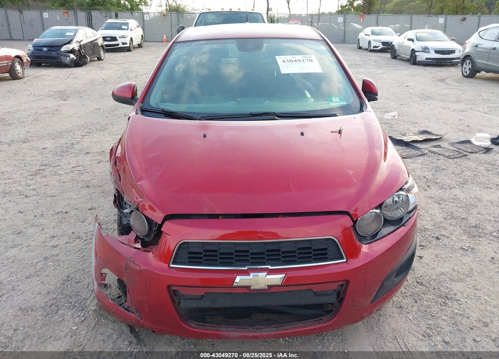 2012 CHEVROLET SONIC VIN: 1G1JA6SH3C4120288