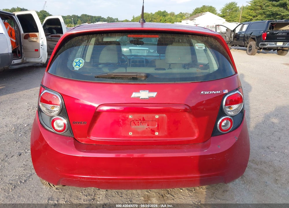 2012 CHEVROLET SONIC VIN: 1G1JA6SH3C4120288
