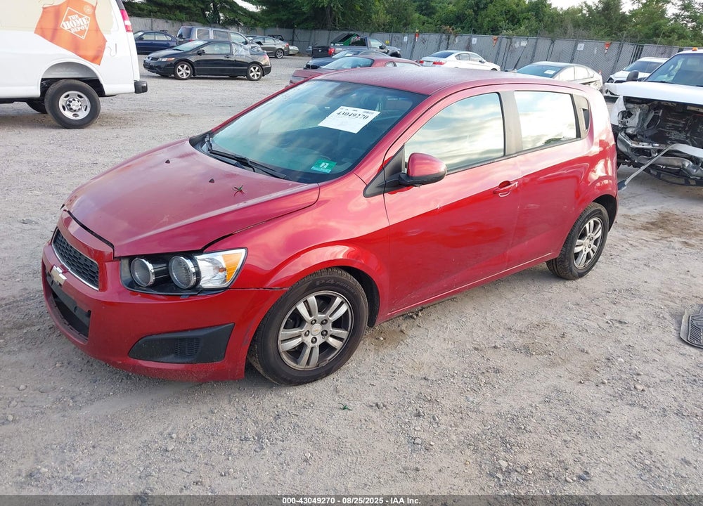 2012 CHEVROLET SONIC VIN: 1G1JA6SH3C4120288