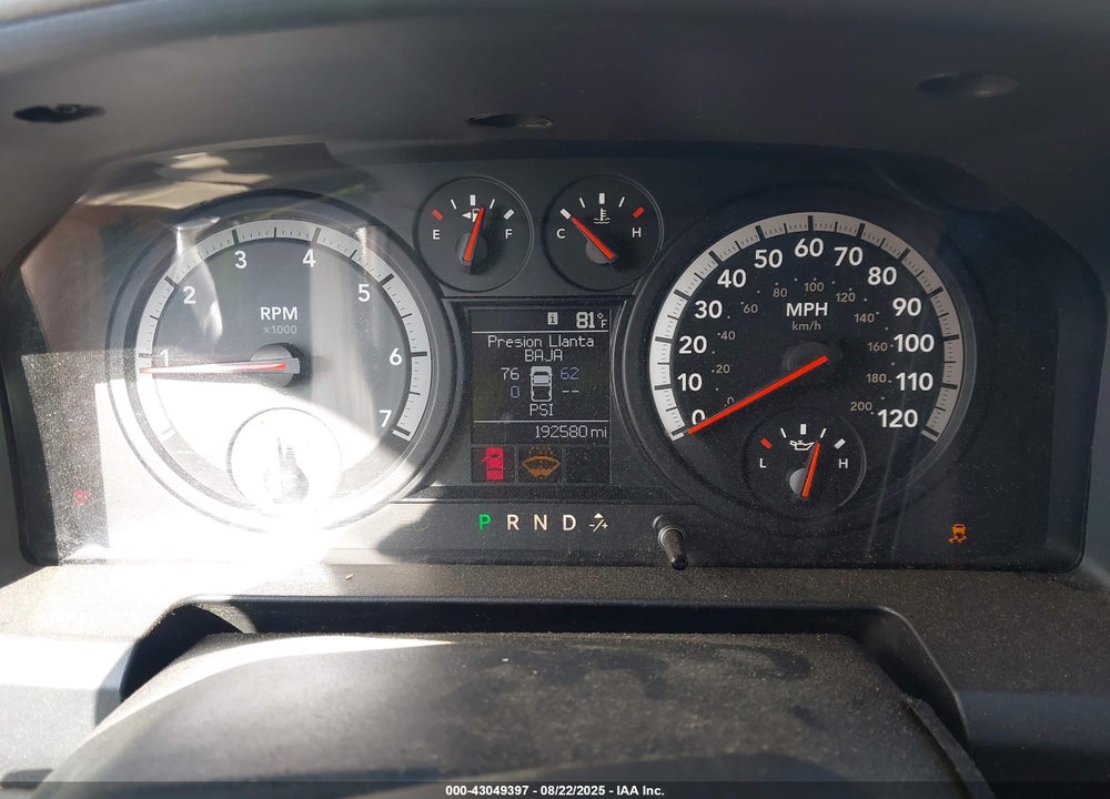 2012 RAM 2500 VIN: 3C6TD5CT2CG295310