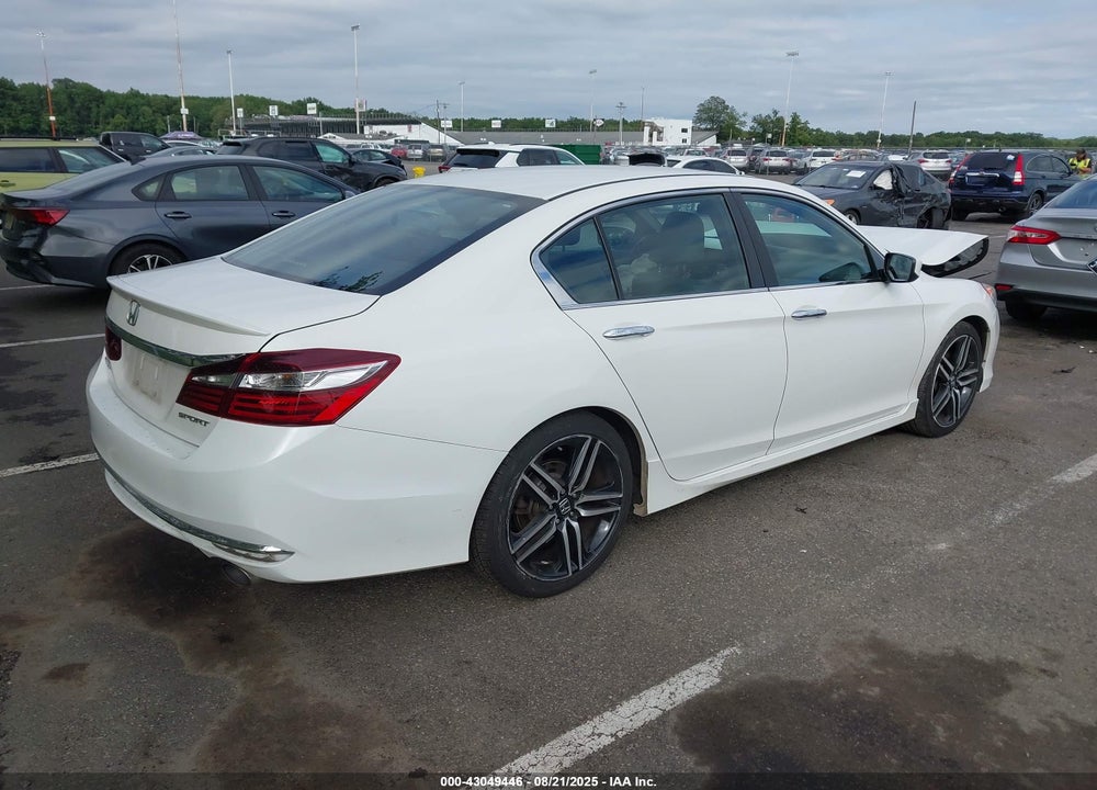 2017 HONDA ACCORD SPORT VIN: 1HGCR2F50HA275800