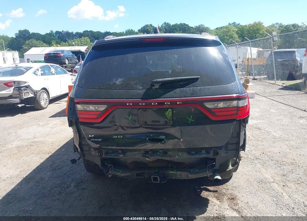 2014 DODGE DURANGO VIN: 1C4RDJAG6EC468477