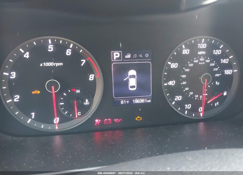 2016 HYUNDAI SONATA SPORT 2.0T VIN: 5NPE34AB6GH406687