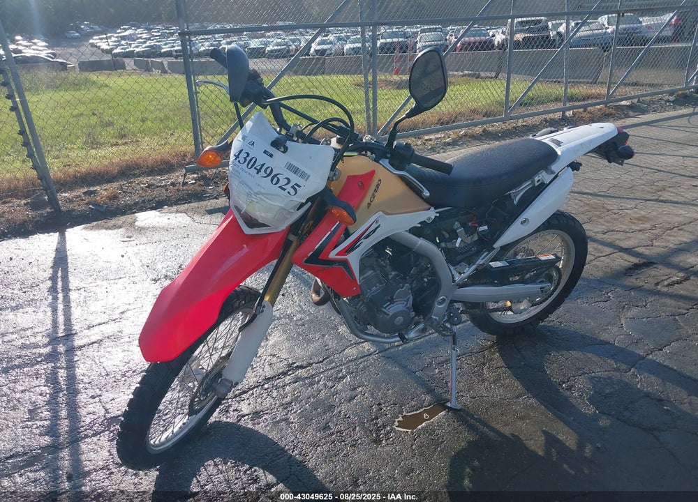 2013 HONDA CRF250 L VIN: MLHMD3810D5003412